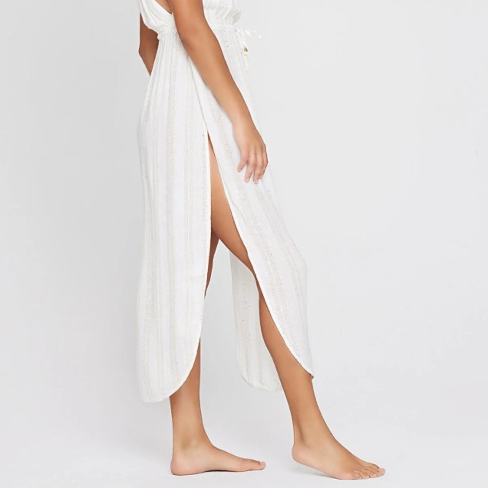 L*Space White Cream Swim Coverup - Picture 5 of 5